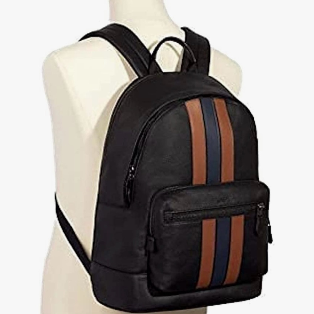 BUNDLE Coach Varsity Stripe Backpack & Wallet, NWTs - Picture 12 of 16